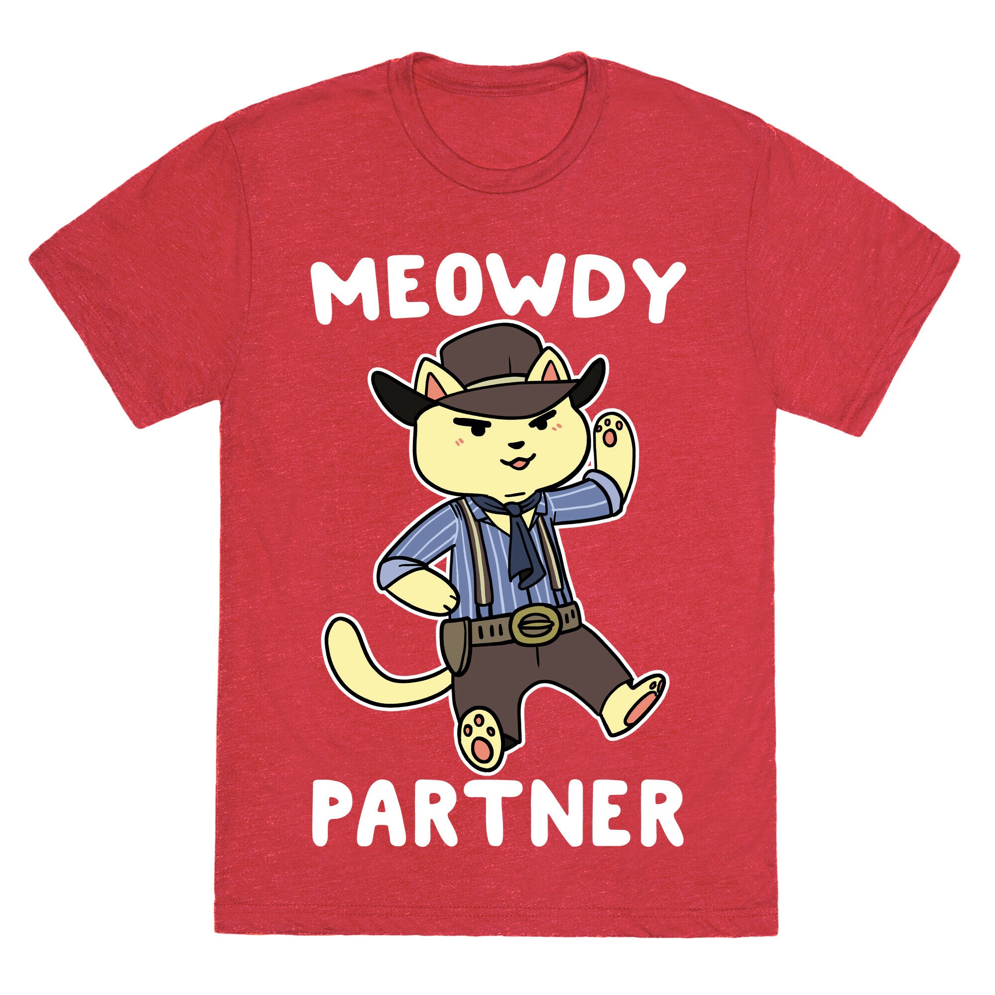 Meowdy, Partner - Arthur Morgan Unisex Triblend Tee